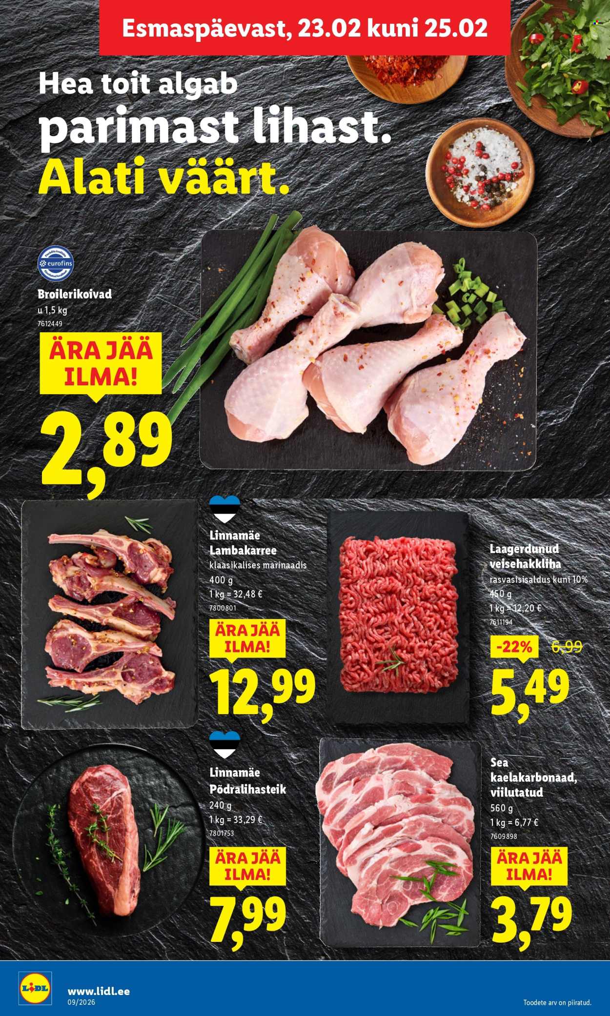 Lidl kliendileht - Kliendileht (23.02 - 1.03.2026)