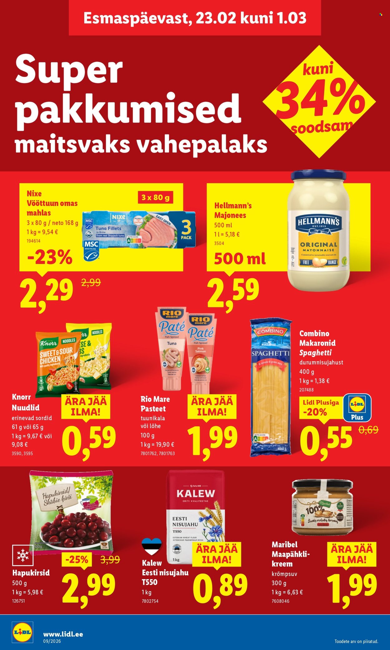 Lidl kliendileht - Kliendileht (23.02 - 1.03.2026)