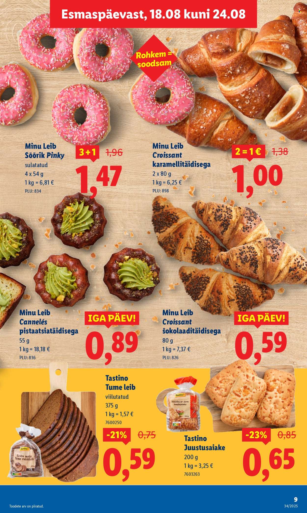 Lidl kliendileht - Nädalalõpu pakkumised (21.08 - 24.08.2025)