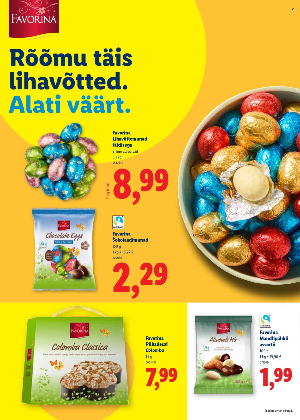 Lidl kliendileht - Rõõmu täis lihavõtted