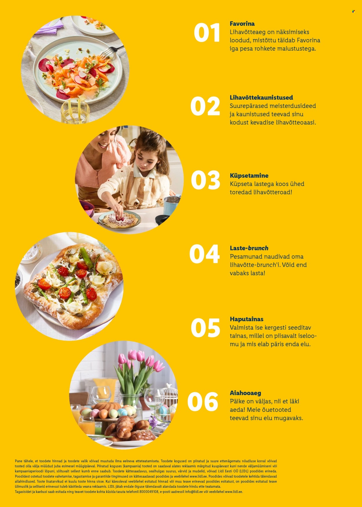 Lidl kliendileht - Rõõmu täis lihavõtted