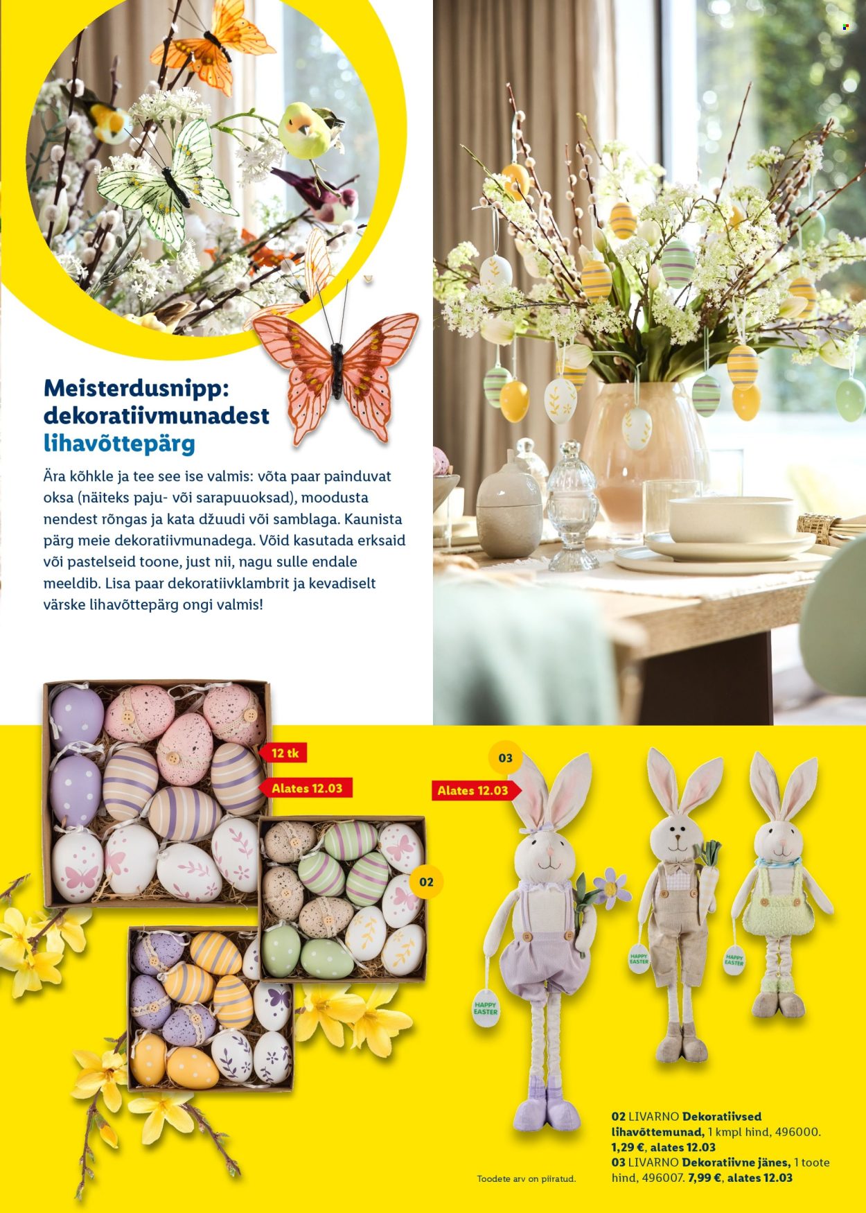 Lidl kliendileht - Rõõmu täis lihavõtted