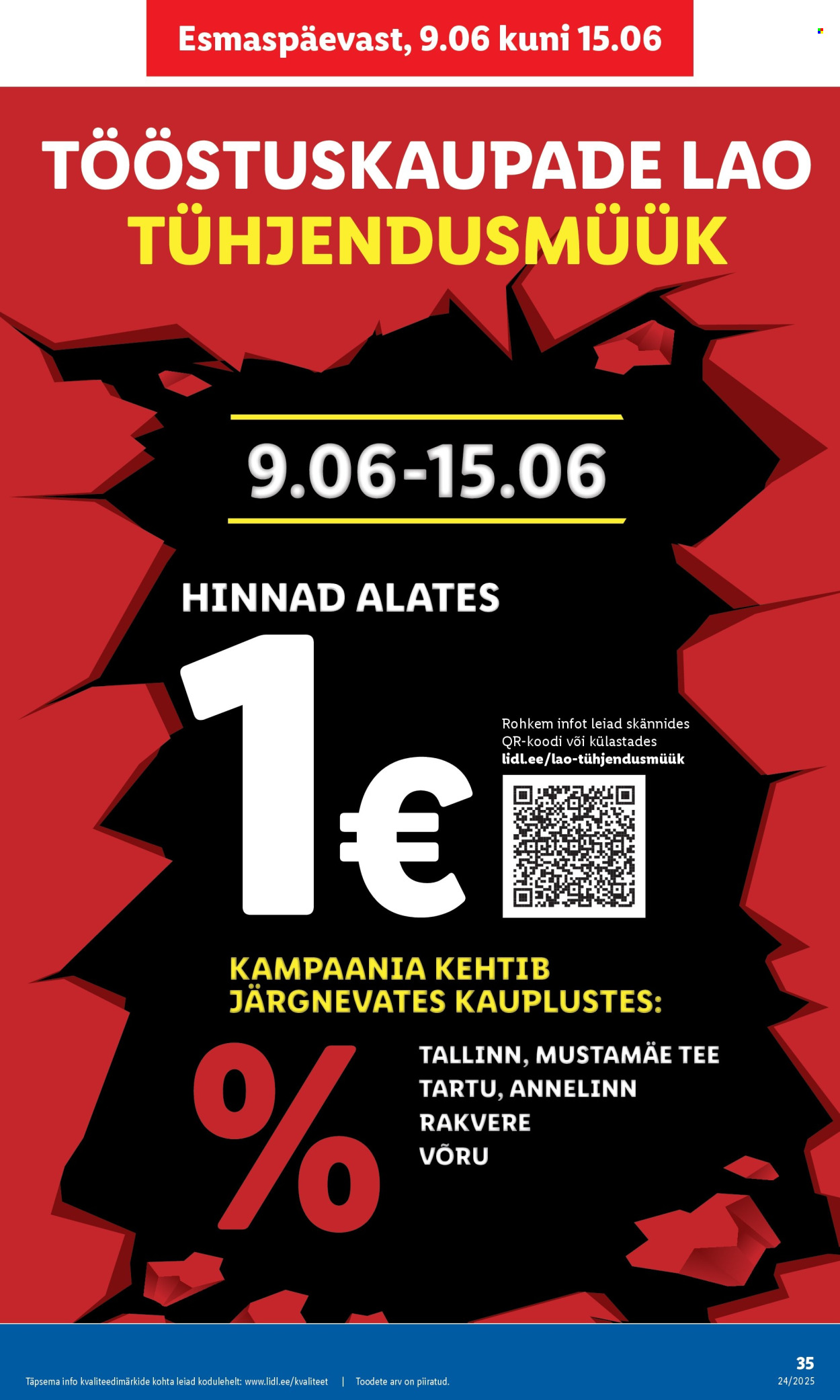 Lidl kliendileht - Kliendileht (9.06 - 15.06.2025)