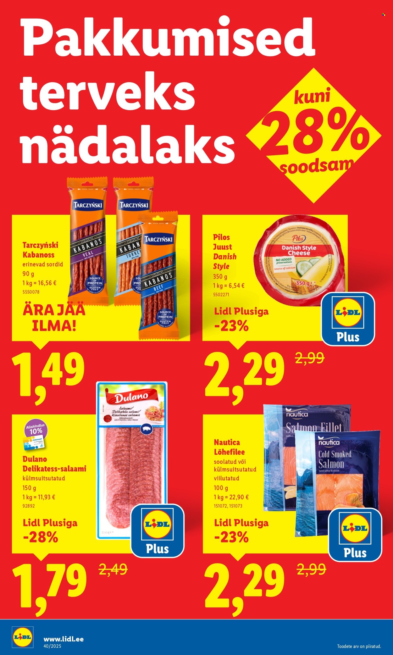 Lidl kliendileht - Kliendileht (29.09 - 5.10.2025)