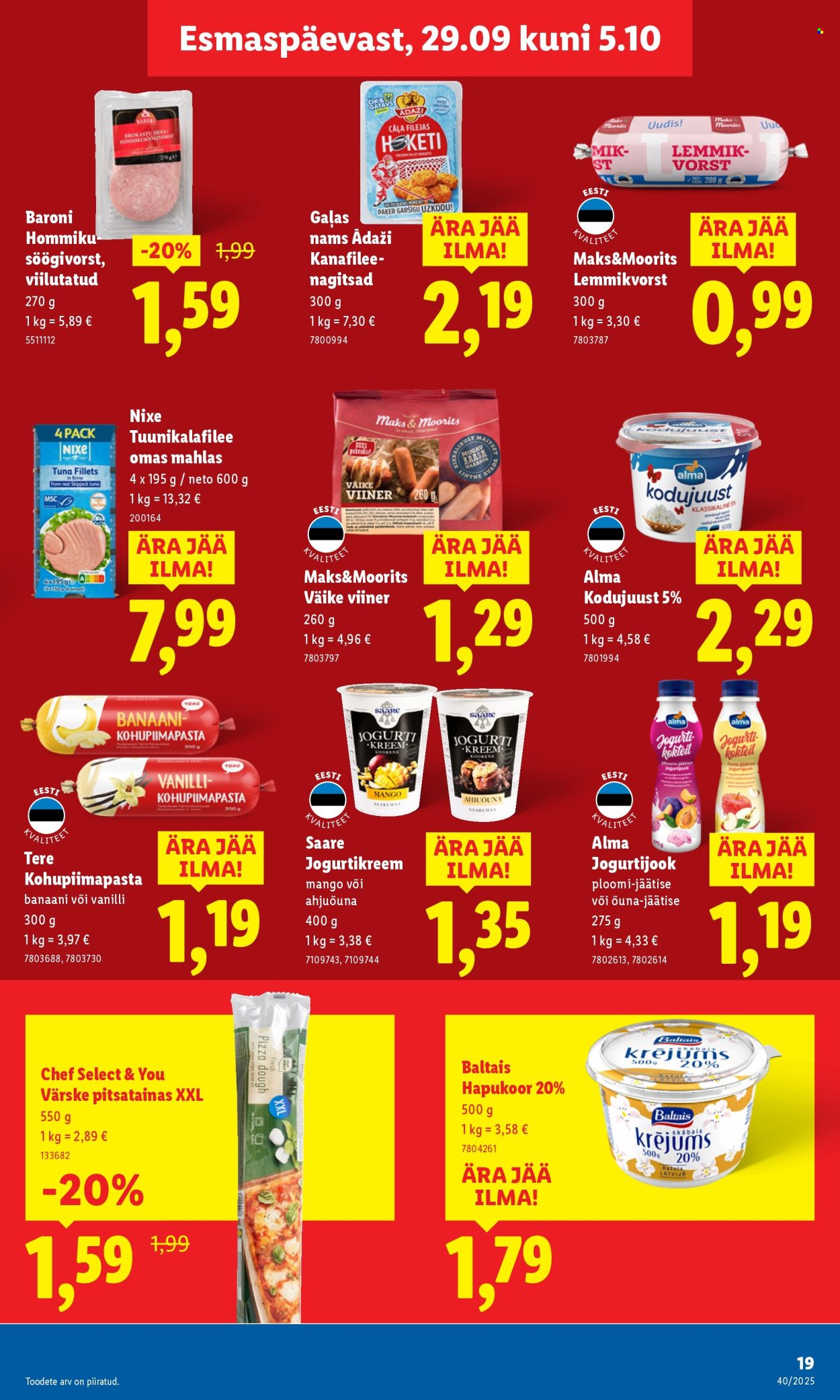 Lidl kliendileht - Kliendileht (29.09 - 5.10.2025)