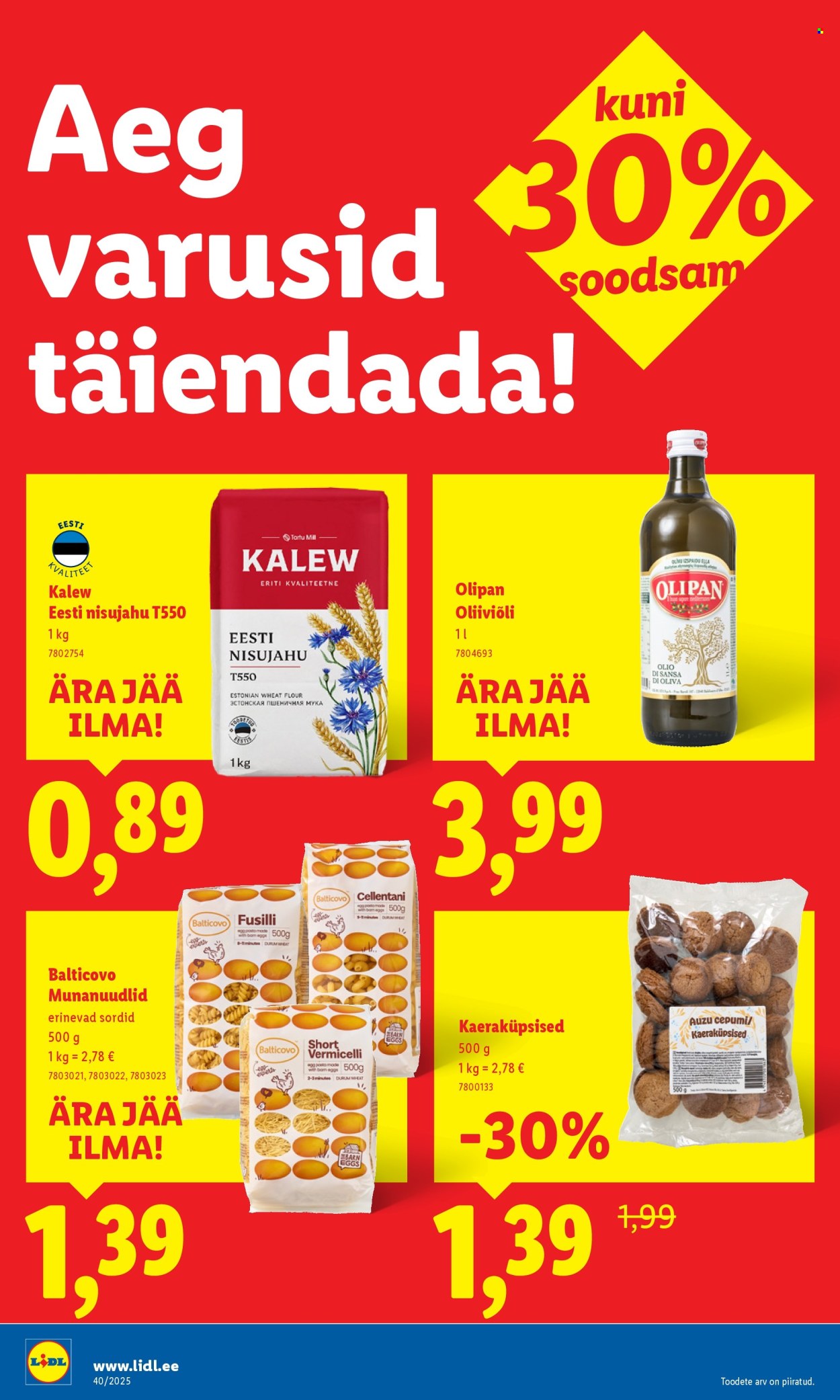 Lidl kliendileht - Kliendileht (29.09 - 5.10.2025)
