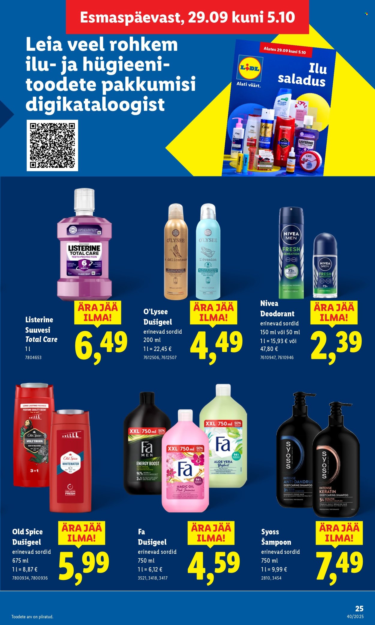 Lidl kliendileht - Kliendileht (29.09 - 5.10.2025)
