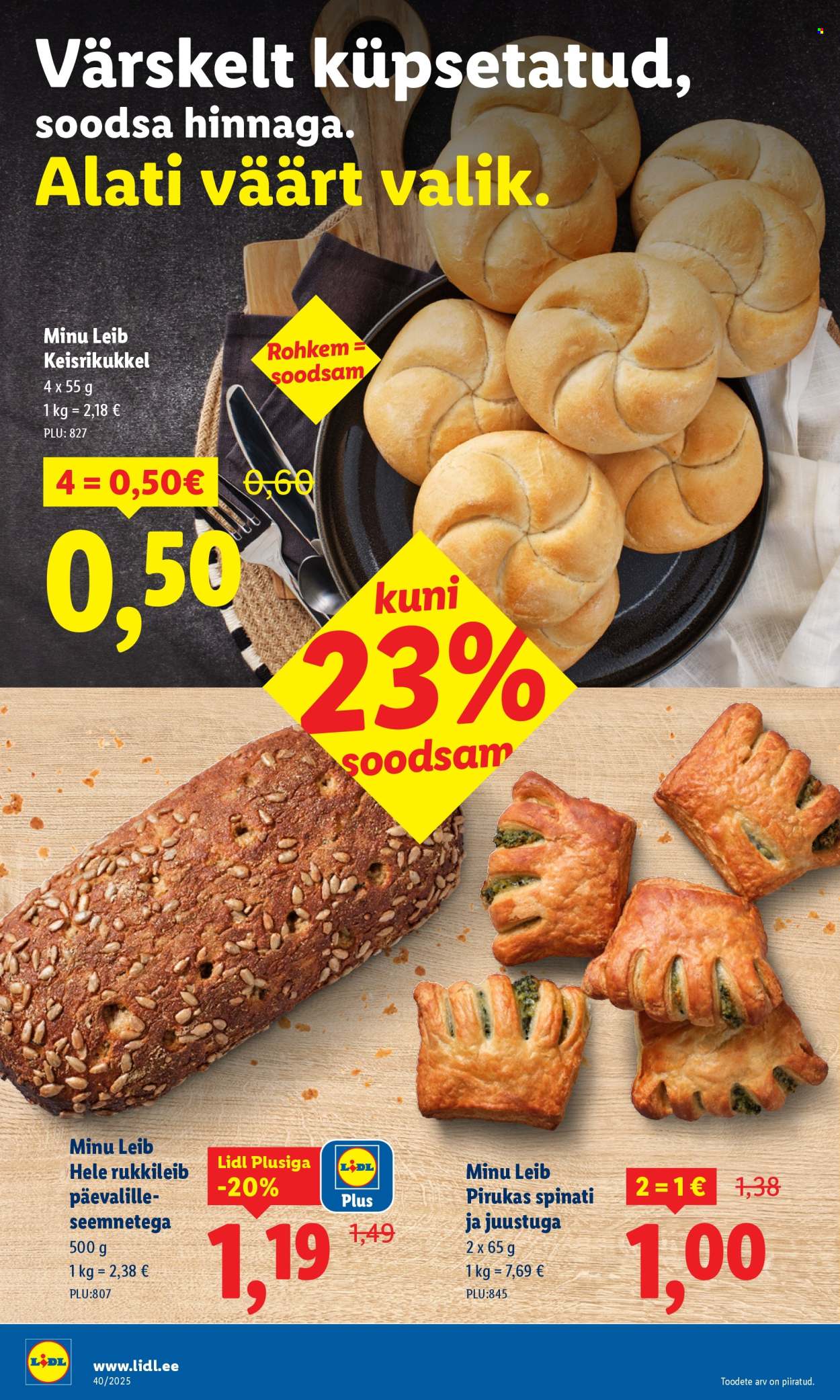 Lidl kliendileht - Kliendileht (29.09 - 5.10.2025)