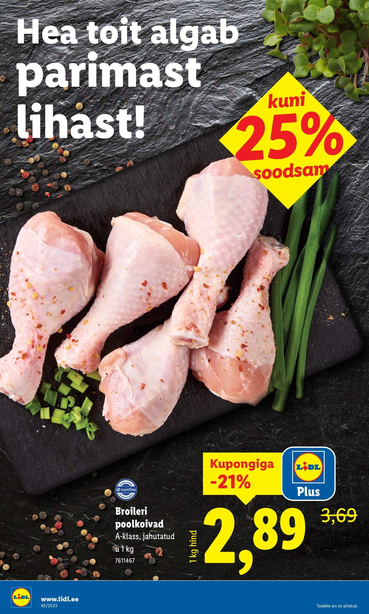 Lidl kliendileht - Kliendileht (29.09 - 5.10.2025)