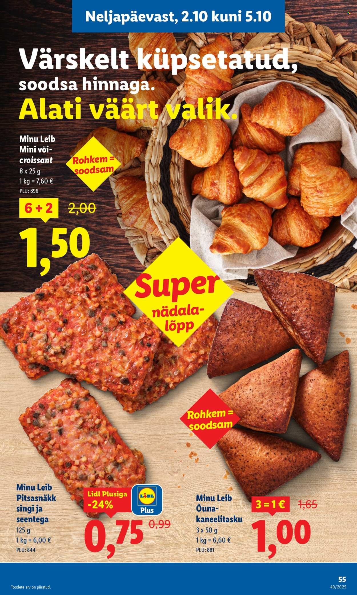 Lidl kliendileht - Kliendileht (29.09 - 5.10.2025)