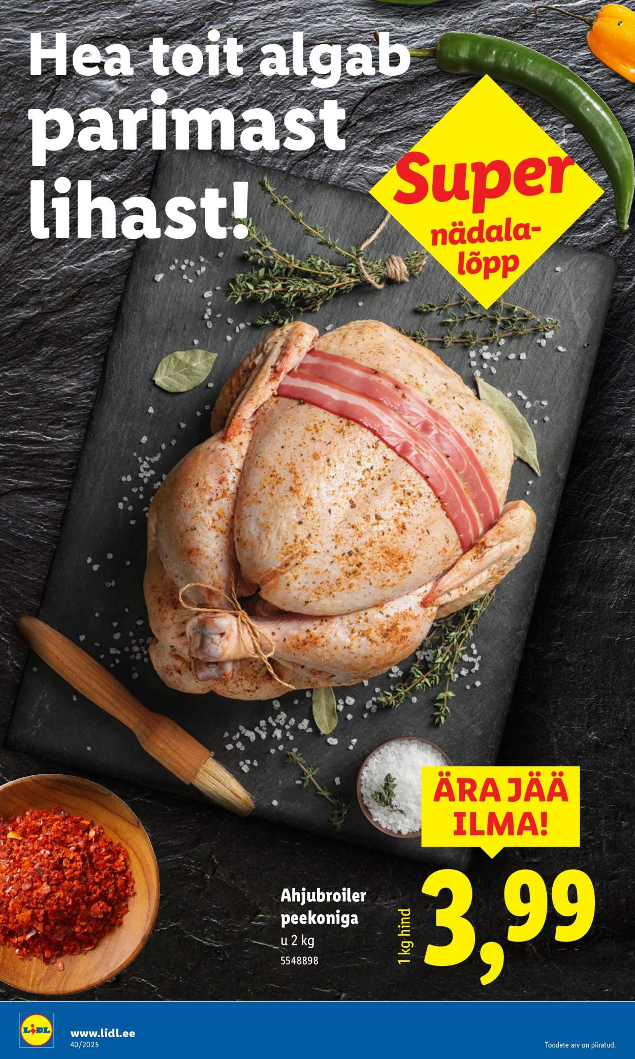 Lidl kliendileht - Kliendileht (29.09 - 5.10.2025)