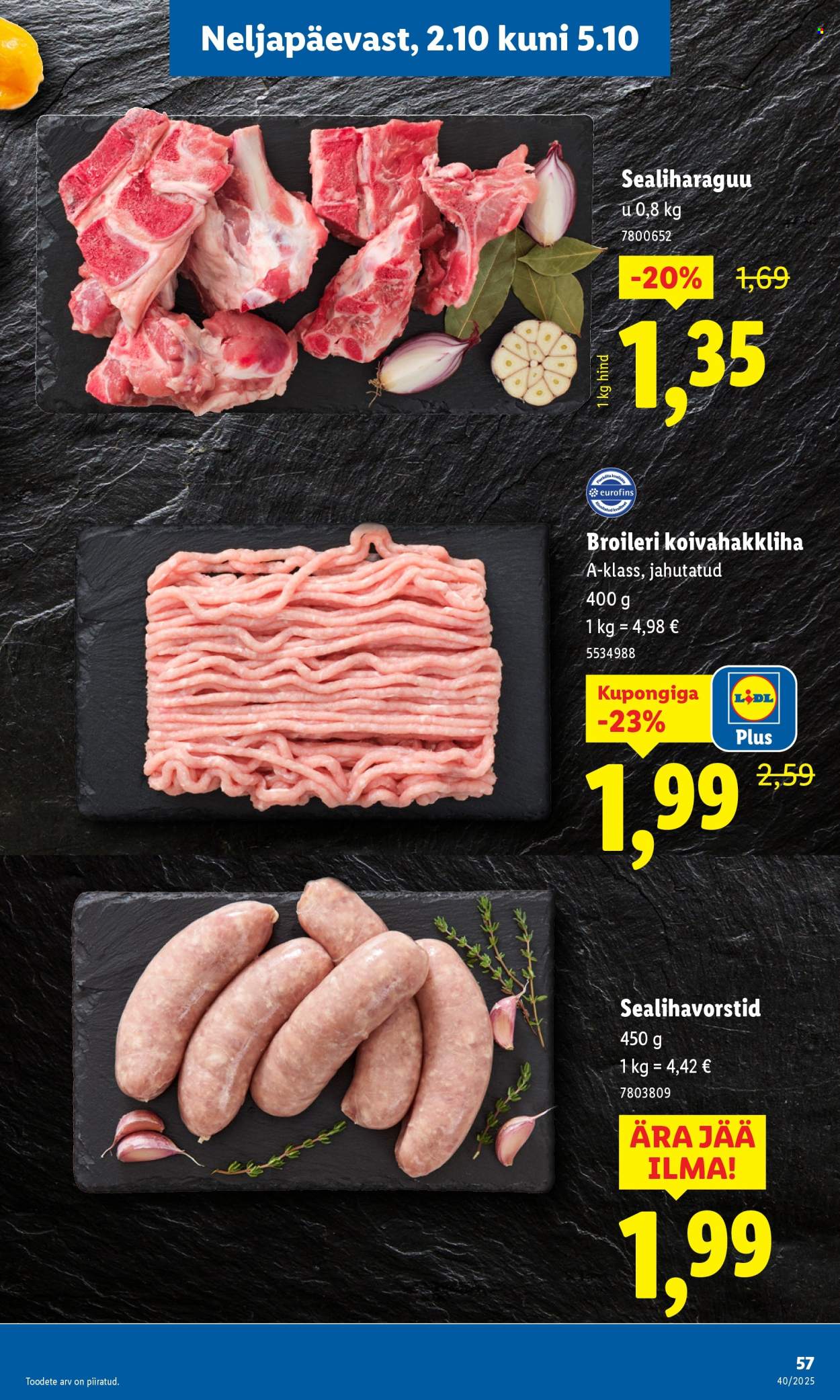 Lidl kliendileht - Kliendileht (29.09 - 5.10.2025)