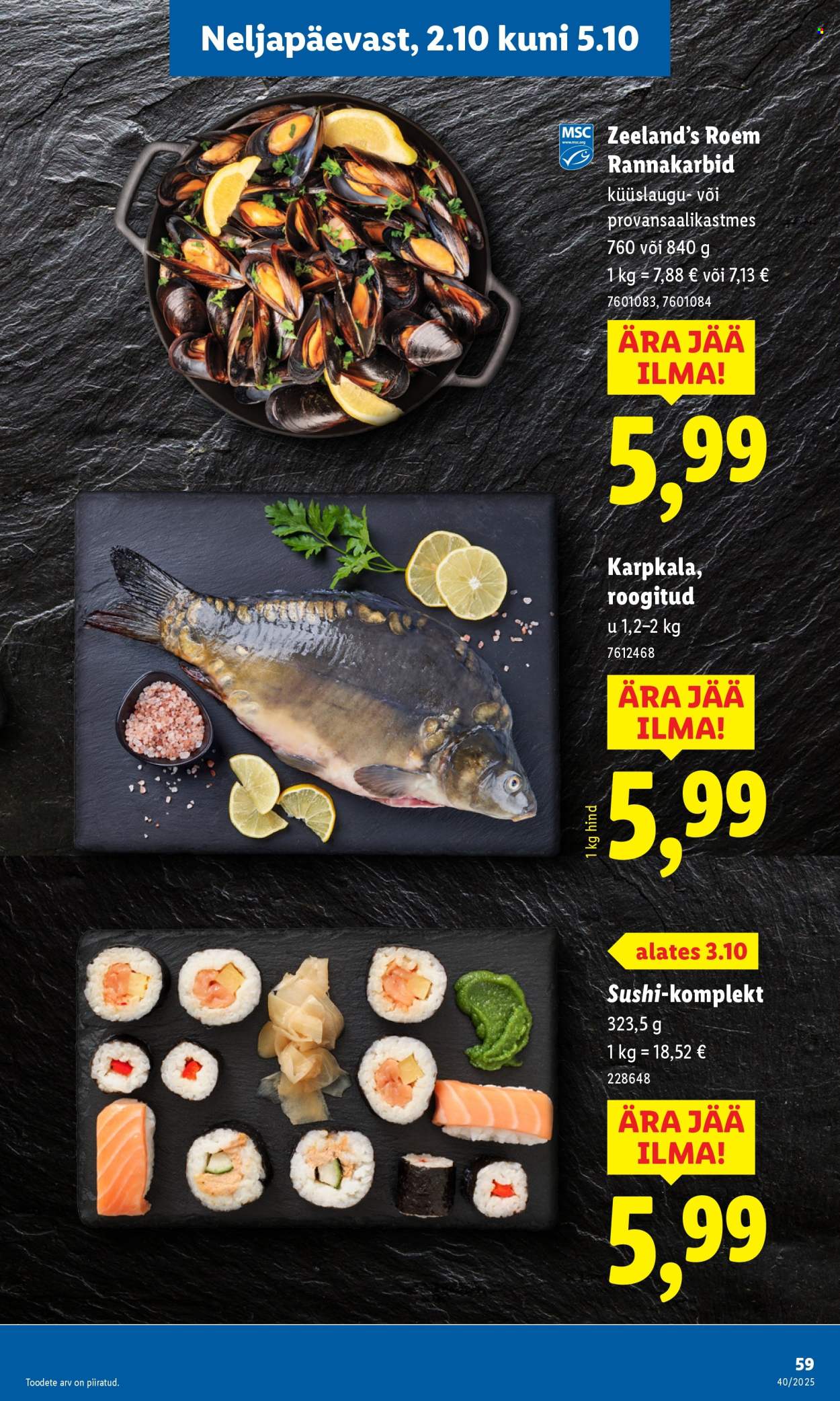 Lidl kliendileht - Kliendileht (29.09 - 5.10.2025)