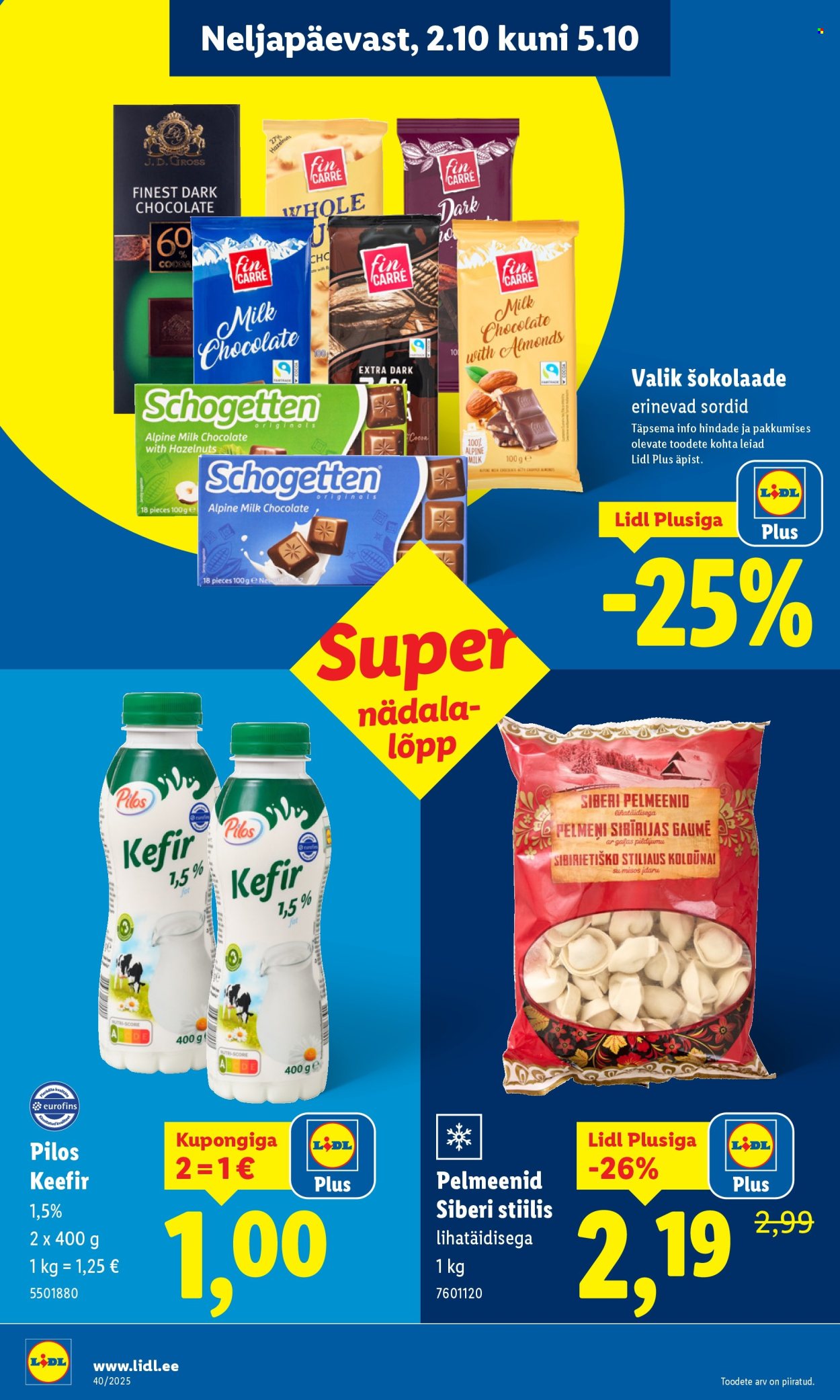 Lidl kliendileht - Kliendileht (29.09 - 5.10.2025)