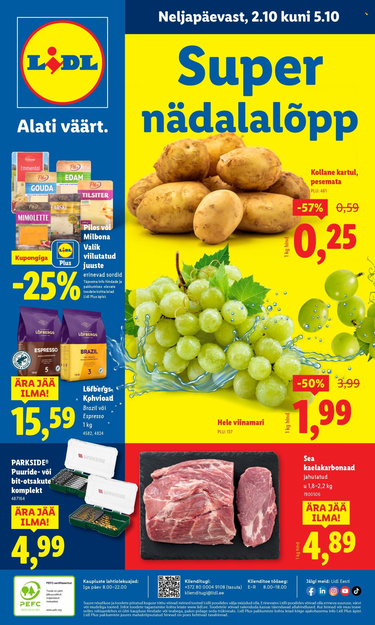 Lidl kliendileht - Kliendileht (29.09 - 5.10.2025)