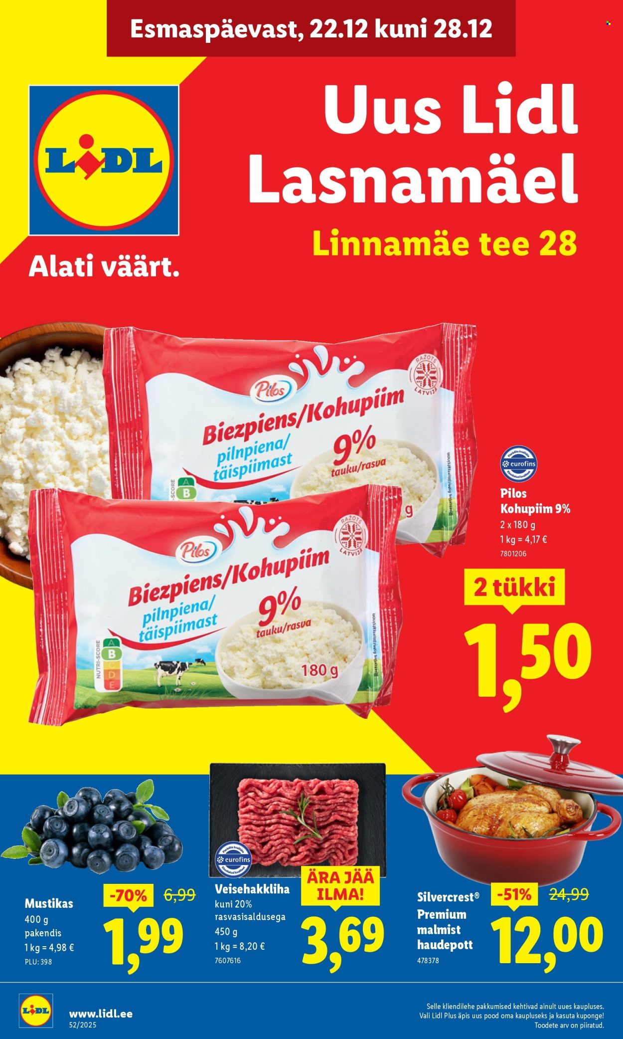Lidl kliendileht - Linnämäe tee 28 (22.12 - 28.12.2025)