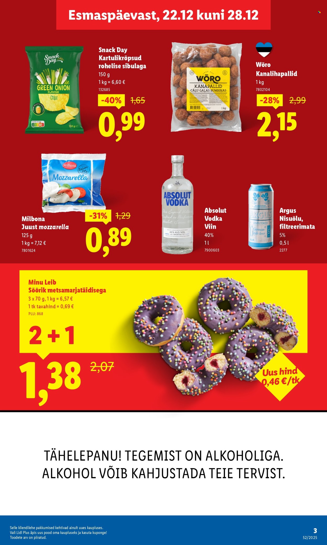 Lidl kliendileht - Linnämäe tee 28 (22.12 - 28.12.2025)