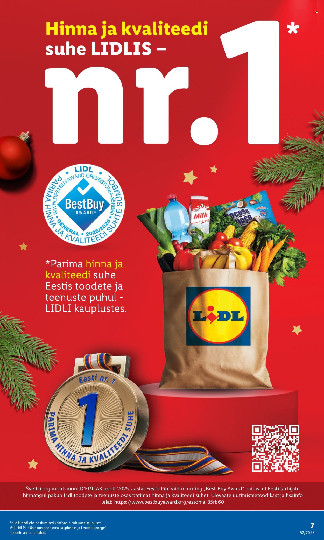 Lidl kliendileht - Linnämäe tee 28 (22.12 - 28.12.2025)