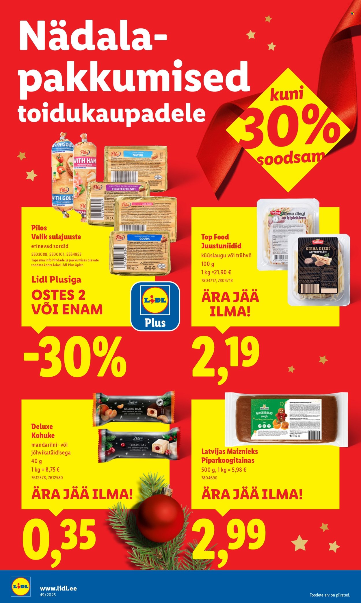 Lidl kliendileht - Kliendileht (1.12 - 7.12.2025)