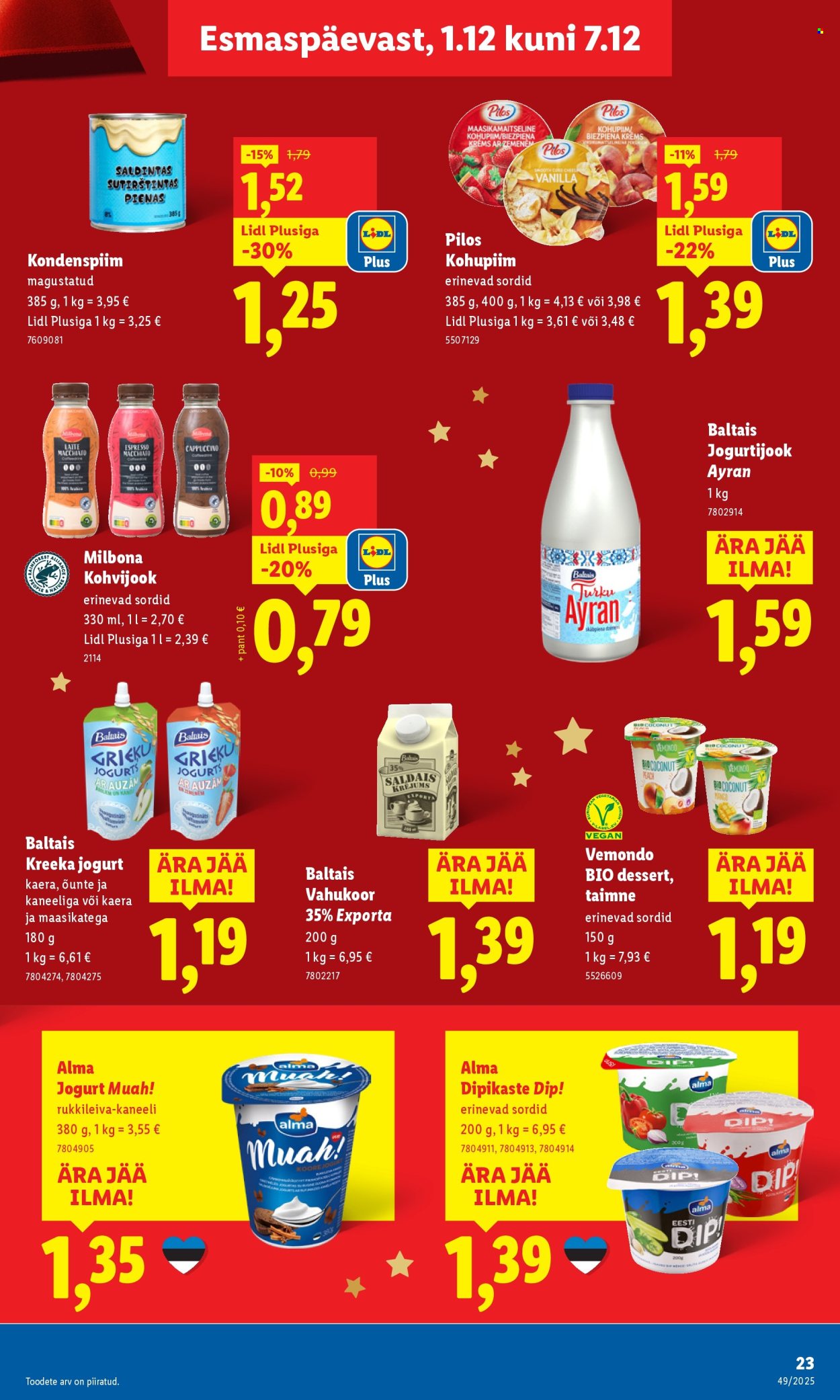 Lidl kliendileht - Kliendileht (1.12 - 7.12.2025)