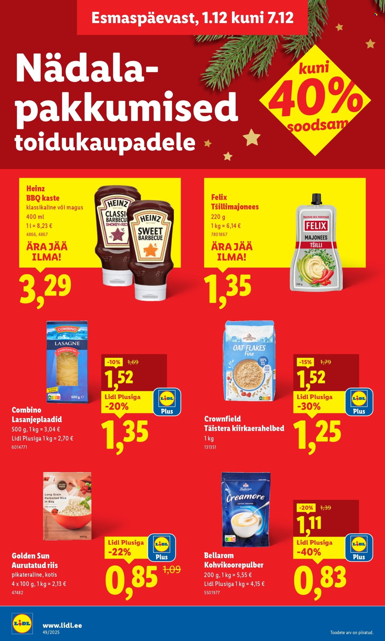 Lidl kliendileht - Kliendileht (1.12 - 7.12.2025)