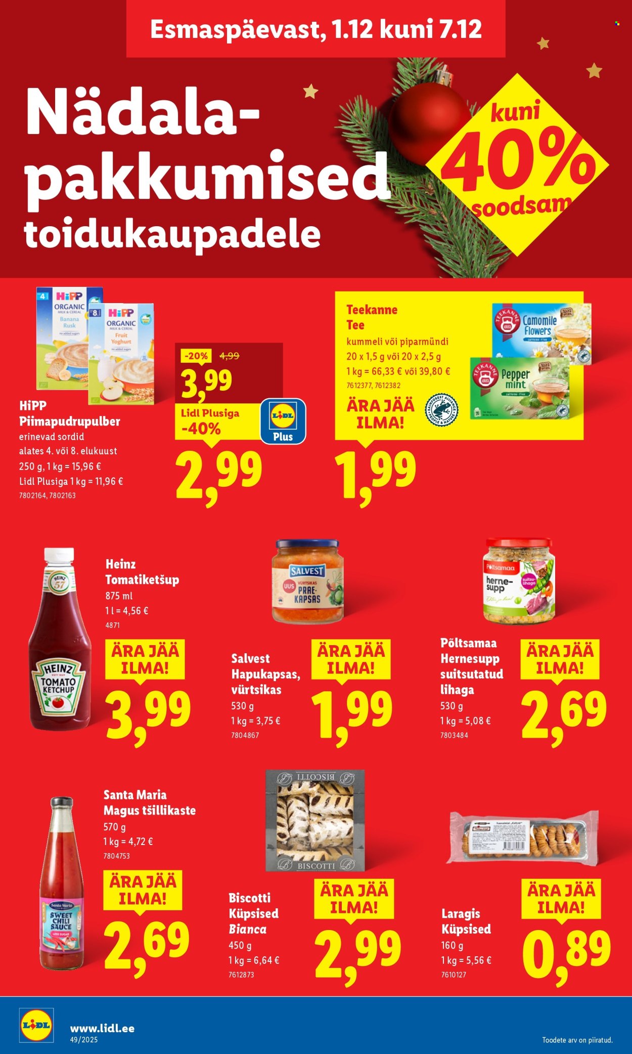 Lidl kliendileht - Kliendileht (1.12 - 7.12.2025)