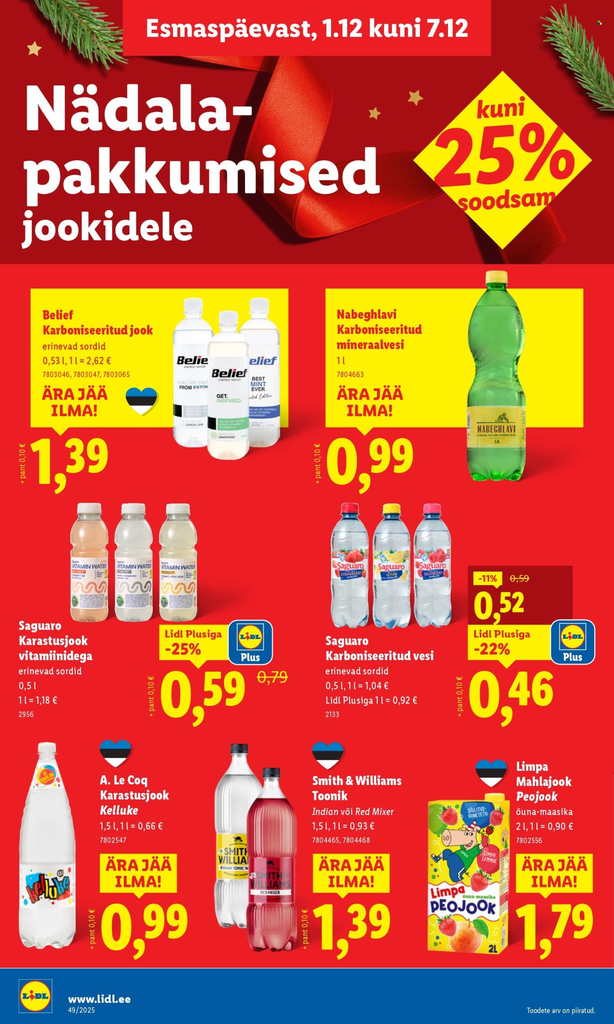 Lidl kliendileht - Kliendileht (1.12 - 7.12.2025)