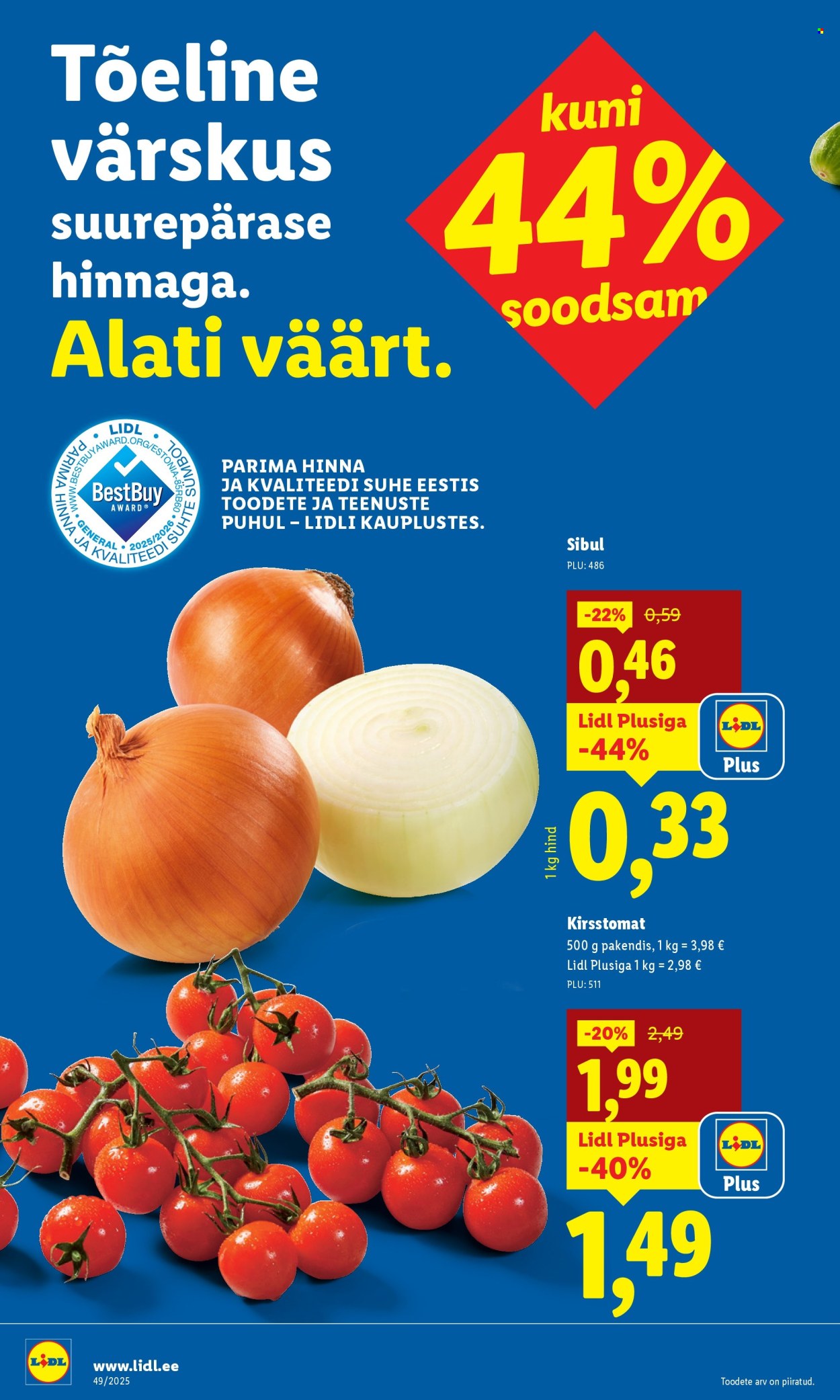 Lidl kliendileht - Kliendileht (1.12 - 7.12.2025)