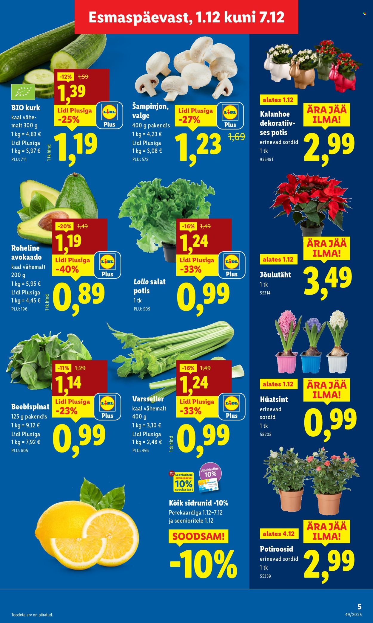 Lidl kliendileht - Kliendileht (1.12 - 7.12.2025)