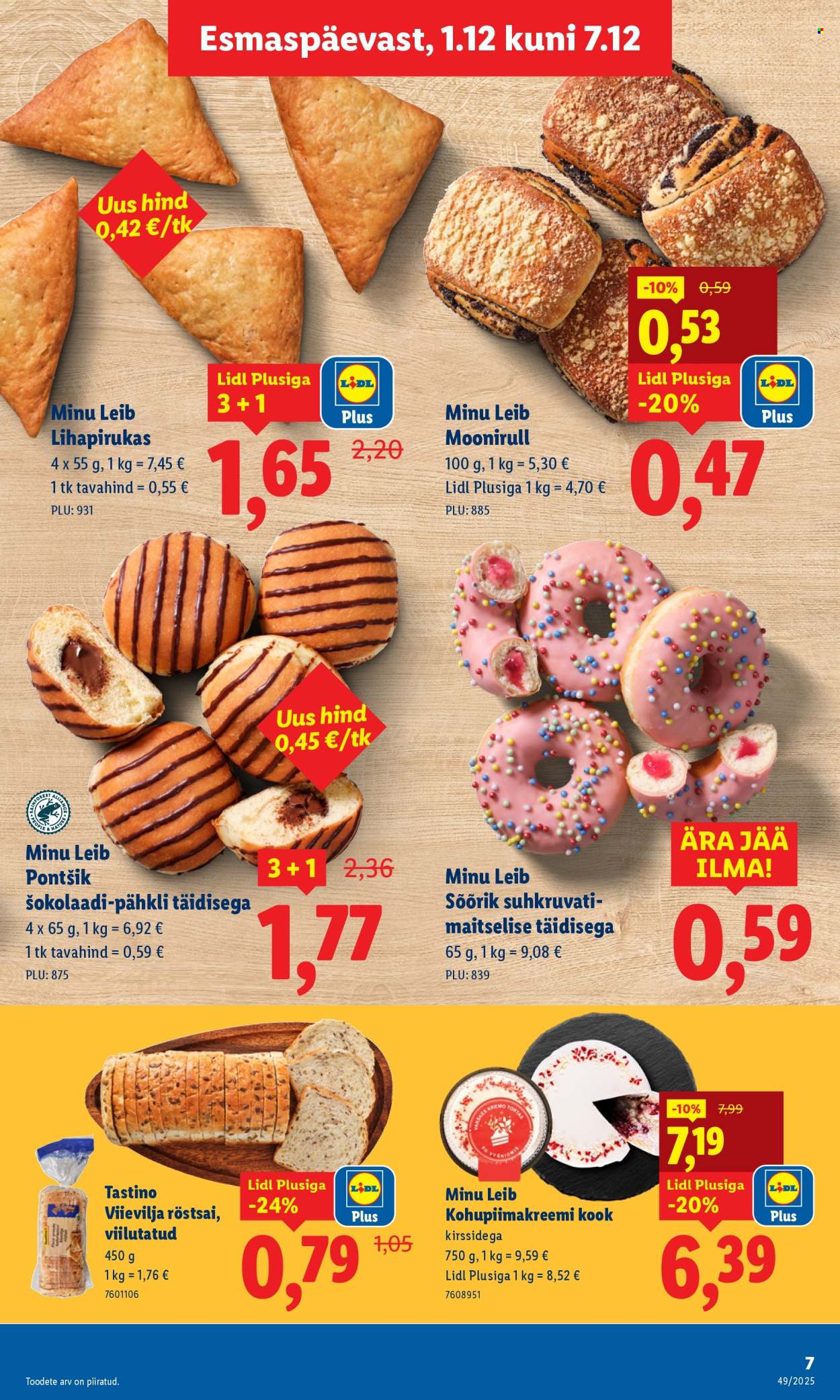 Lidl kliendileht - Kliendileht (1.12 - 7.12.2025)