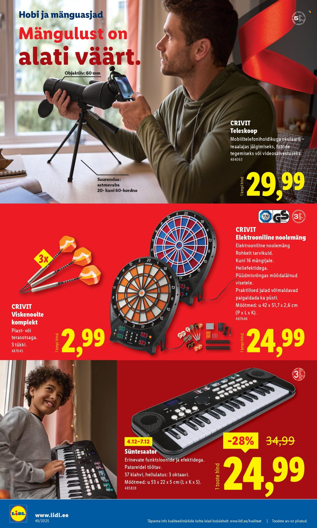 Lidl kliendileht - Kliendileht (1.12 - 7.12.2025)