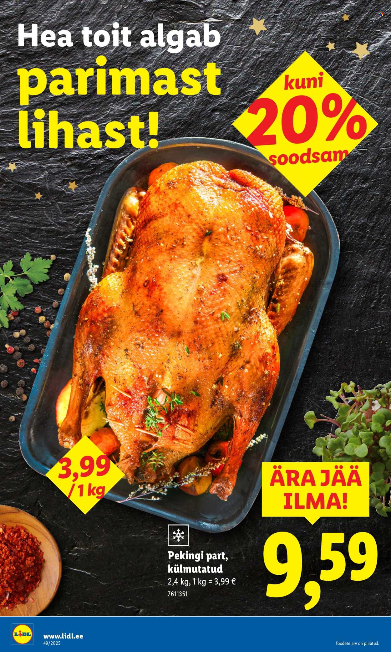 Lidl kliendileht - Kliendileht (1.12 - 7.12.2025)