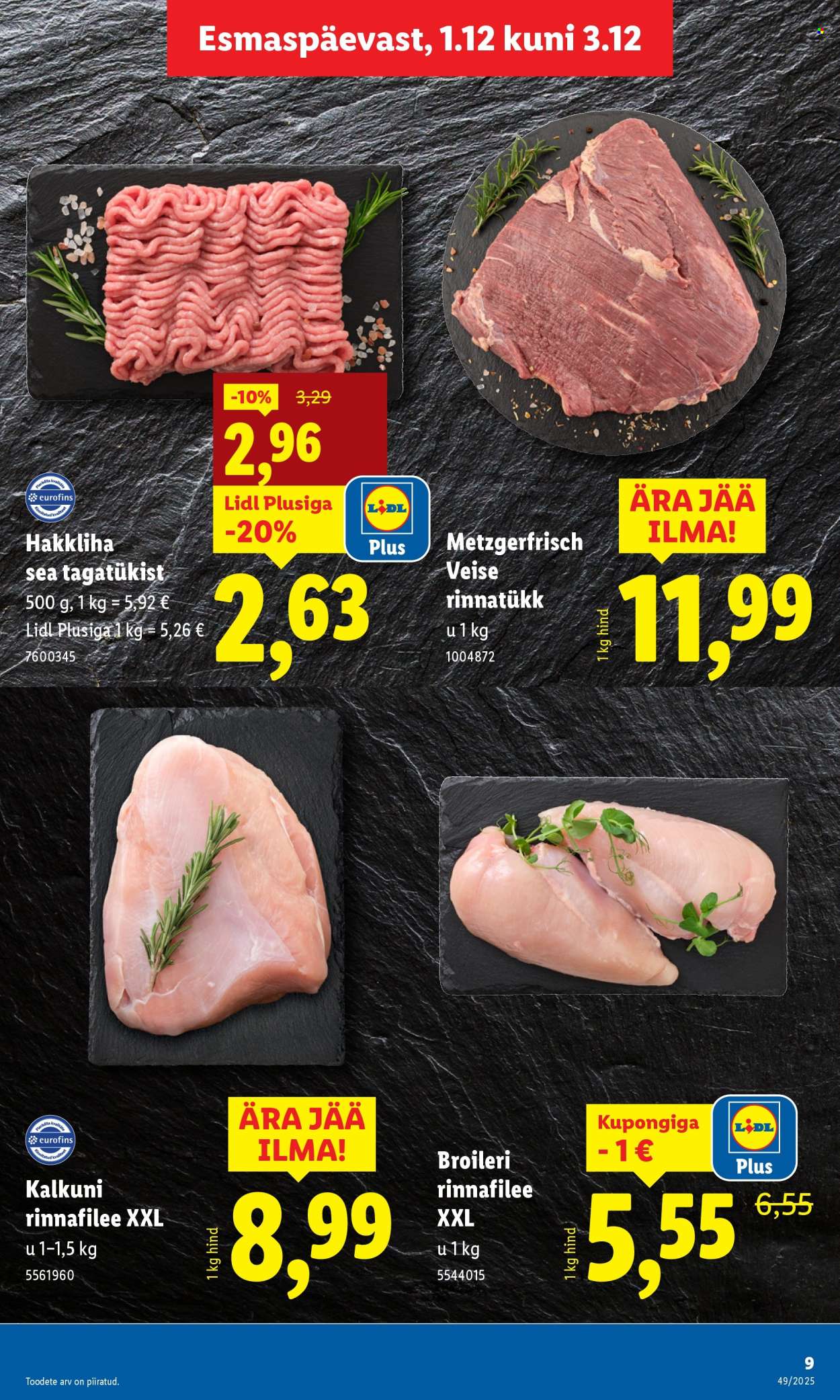 Lidl kliendileht - Kliendileht (1.12 - 7.12.2025)