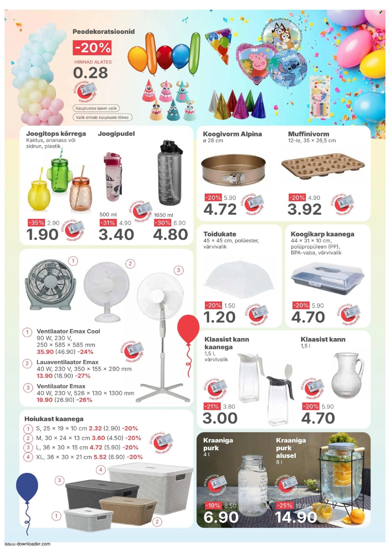 Magaziin kliendileht - Sünnipäevakuu pidulikud pakkumised (30.04 - 3.05.2026)