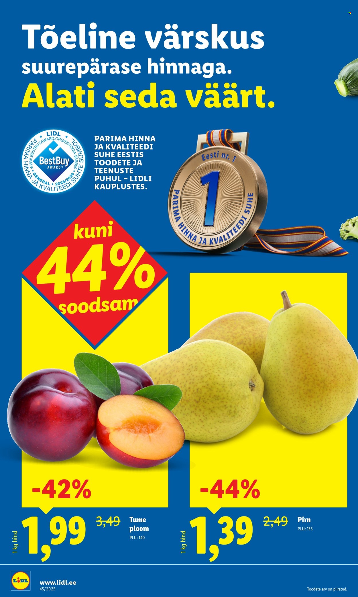 Lidl kliendileht - Kliendileht (3.11 - 9.11.2025)