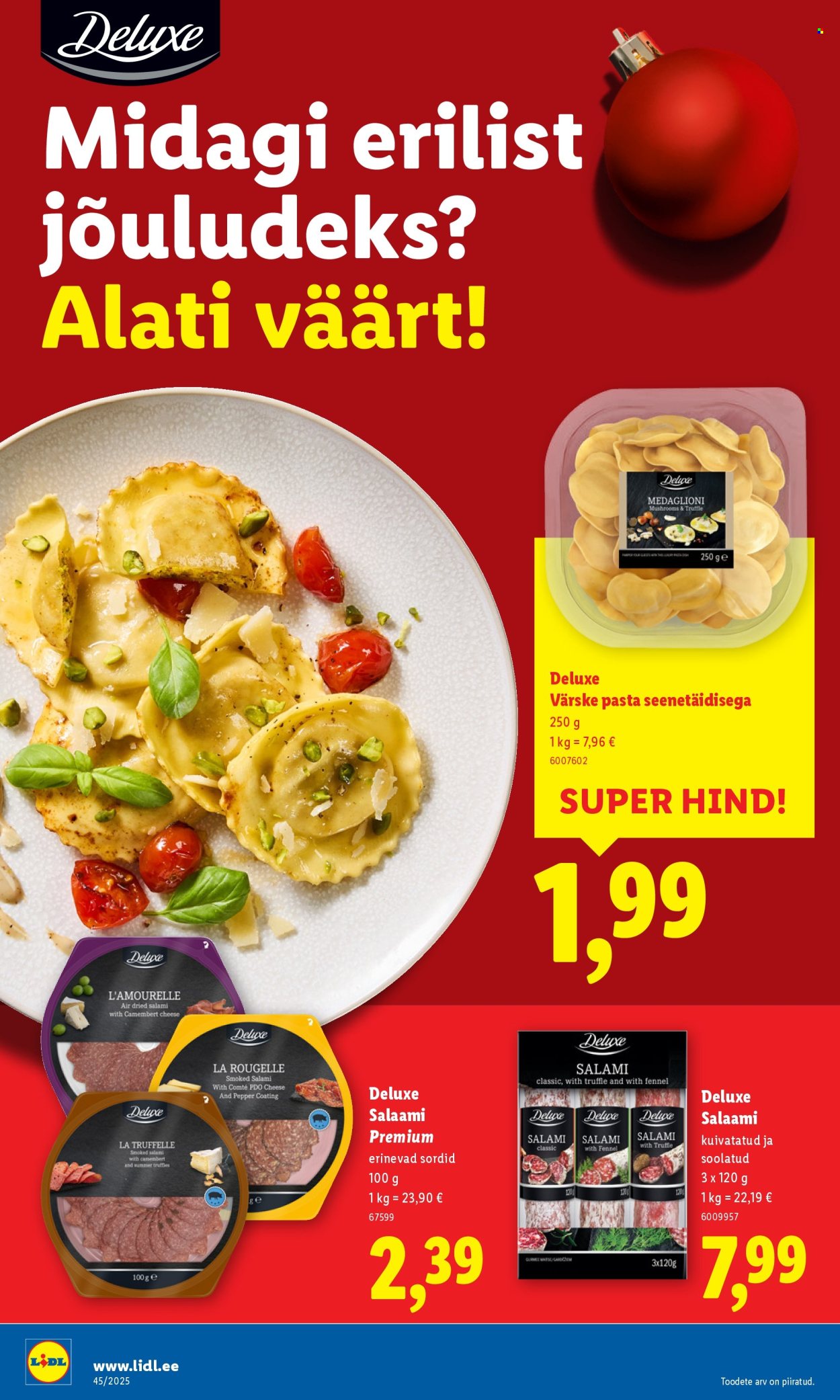 Lidl kliendileht - Kliendileht (3.11 - 9.11.2025)