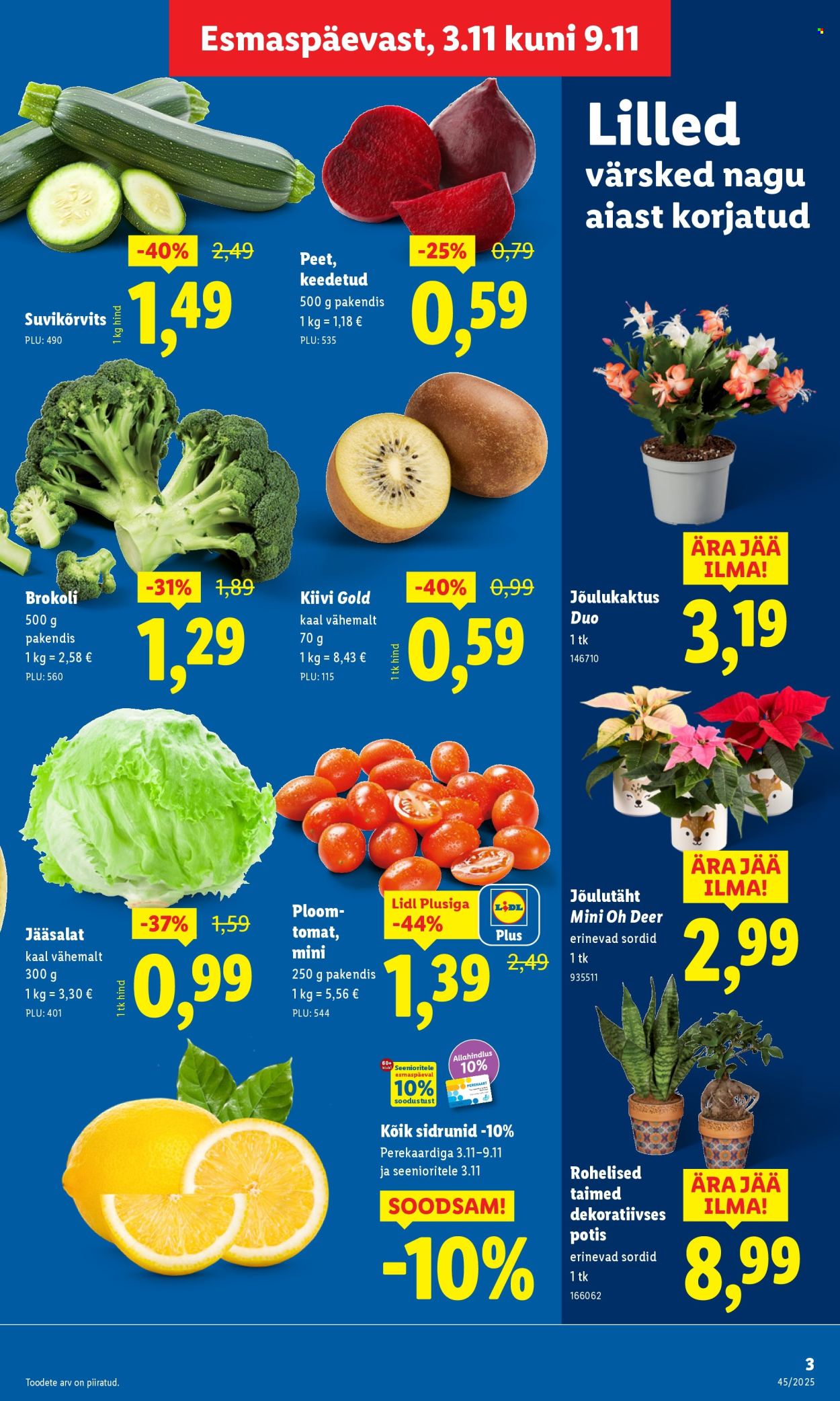 Lidl kliendileht - Kliendileht (3.11 - 9.11.2025)