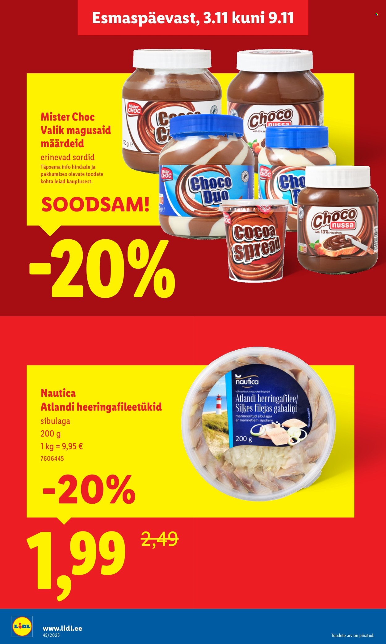 Lidl kliendileht - Kliendileht (3.11 - 9.11.2025)