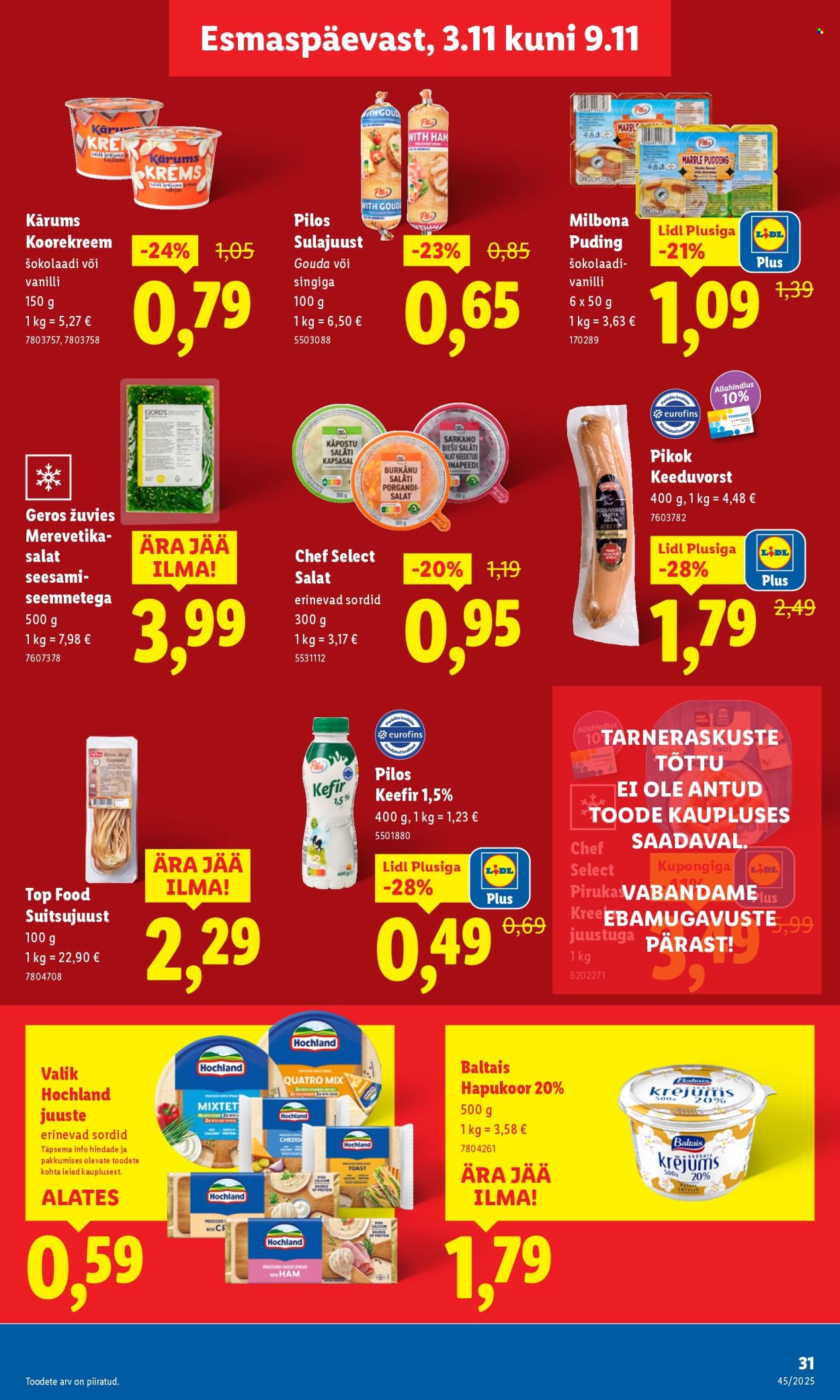 Lidl kliendileht - Kliendileht (3.11 - 9.11.2025)