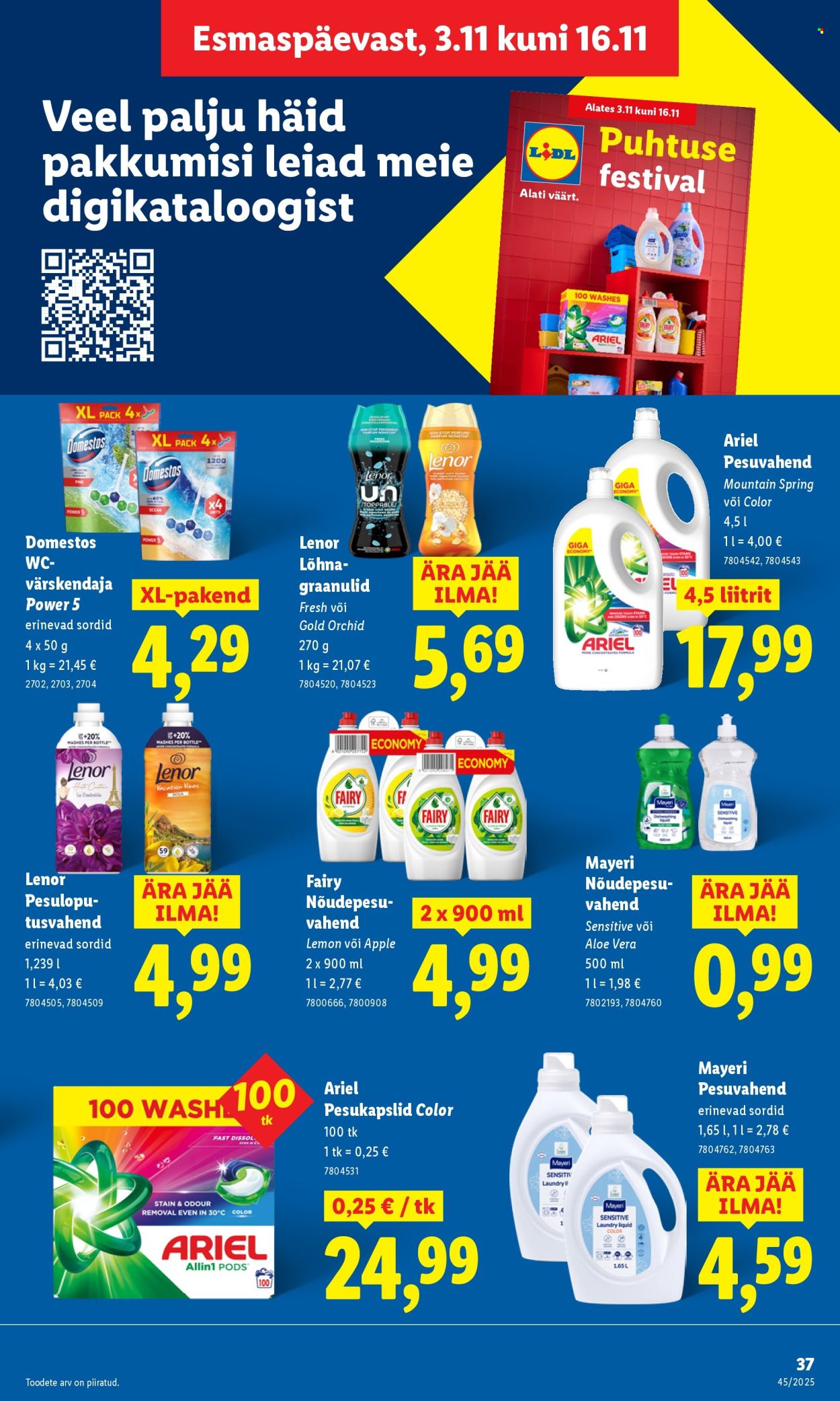 Lidl kliendileht - Kliendileht (3.11 - 9.11.2025)