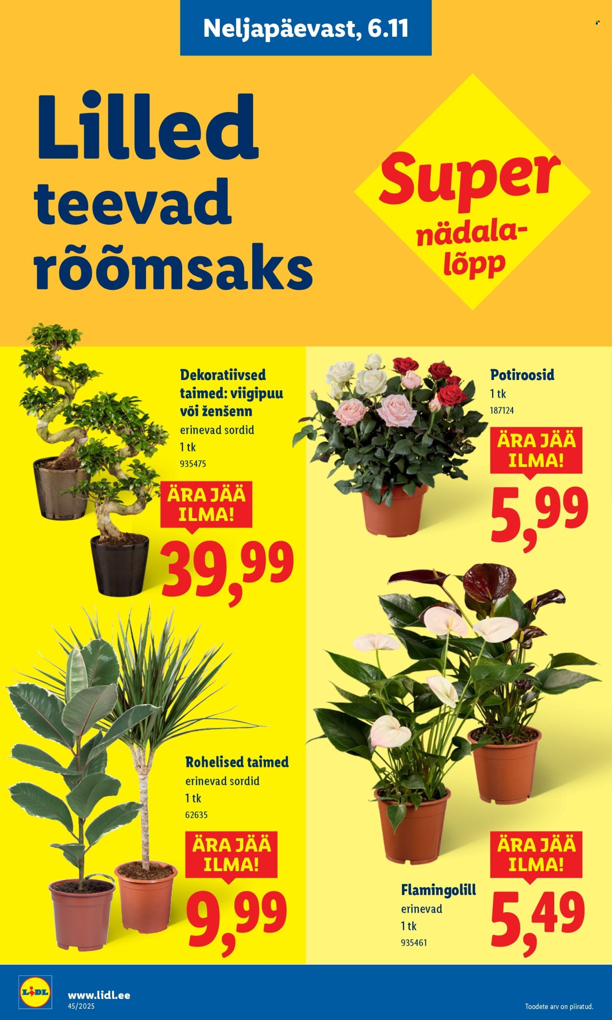 Lidl kliendileht - Kliendileht (3.11 - 9.11.2025)