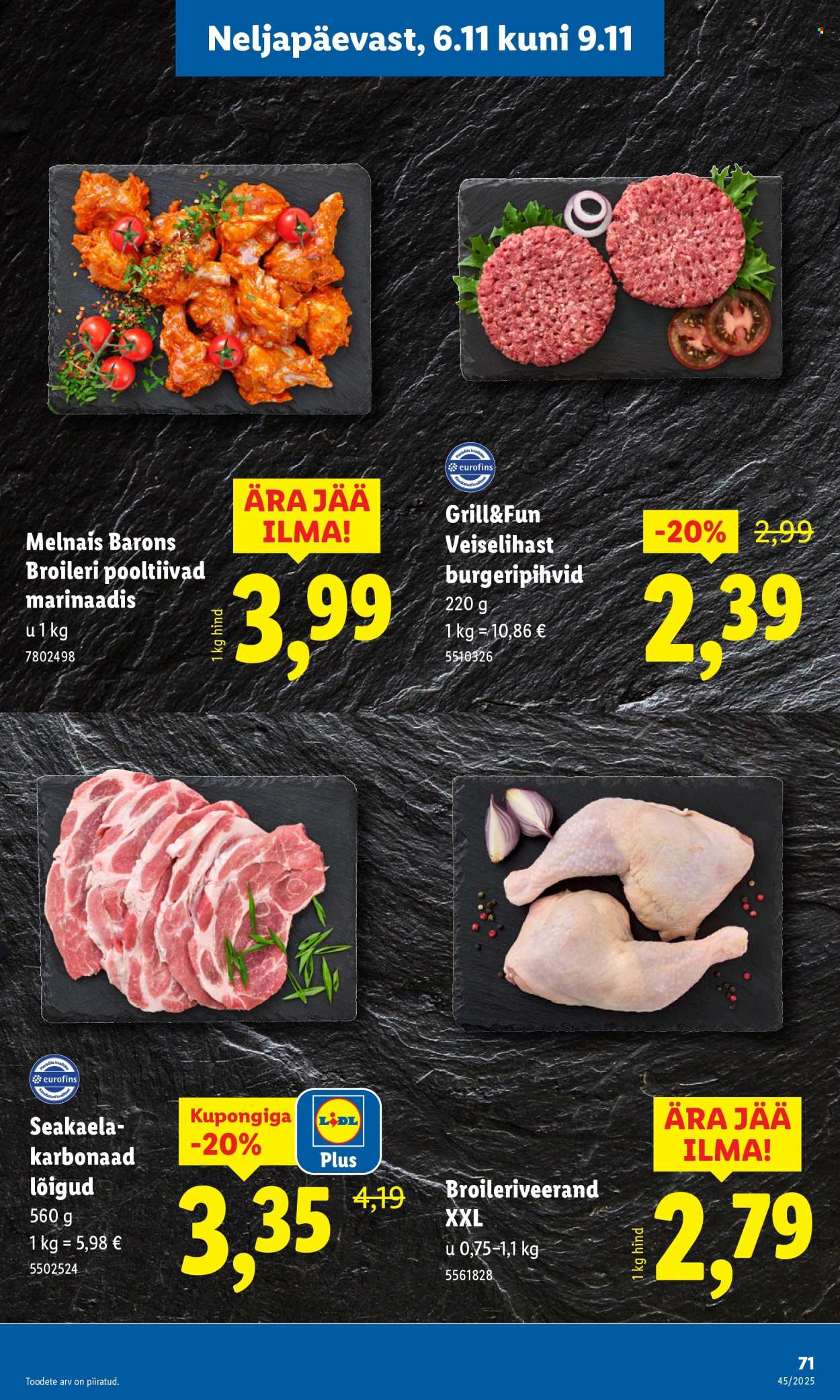 Lidl kliendileht - Kliendileht (3.11 - 9.11.2025)
