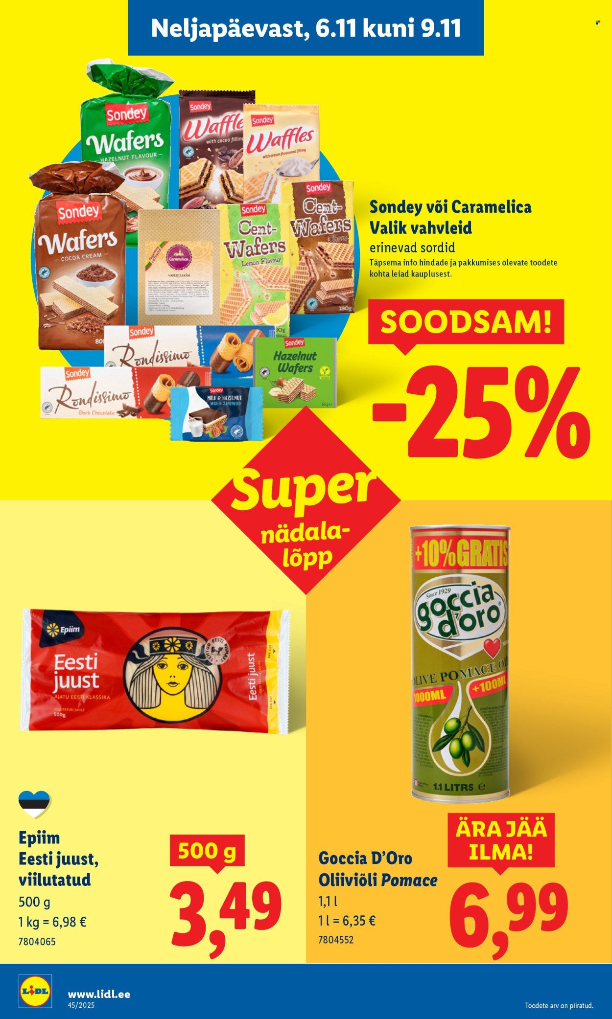 Lidl kliendileht - Kliendileht (3.11 - 9.11.2025)