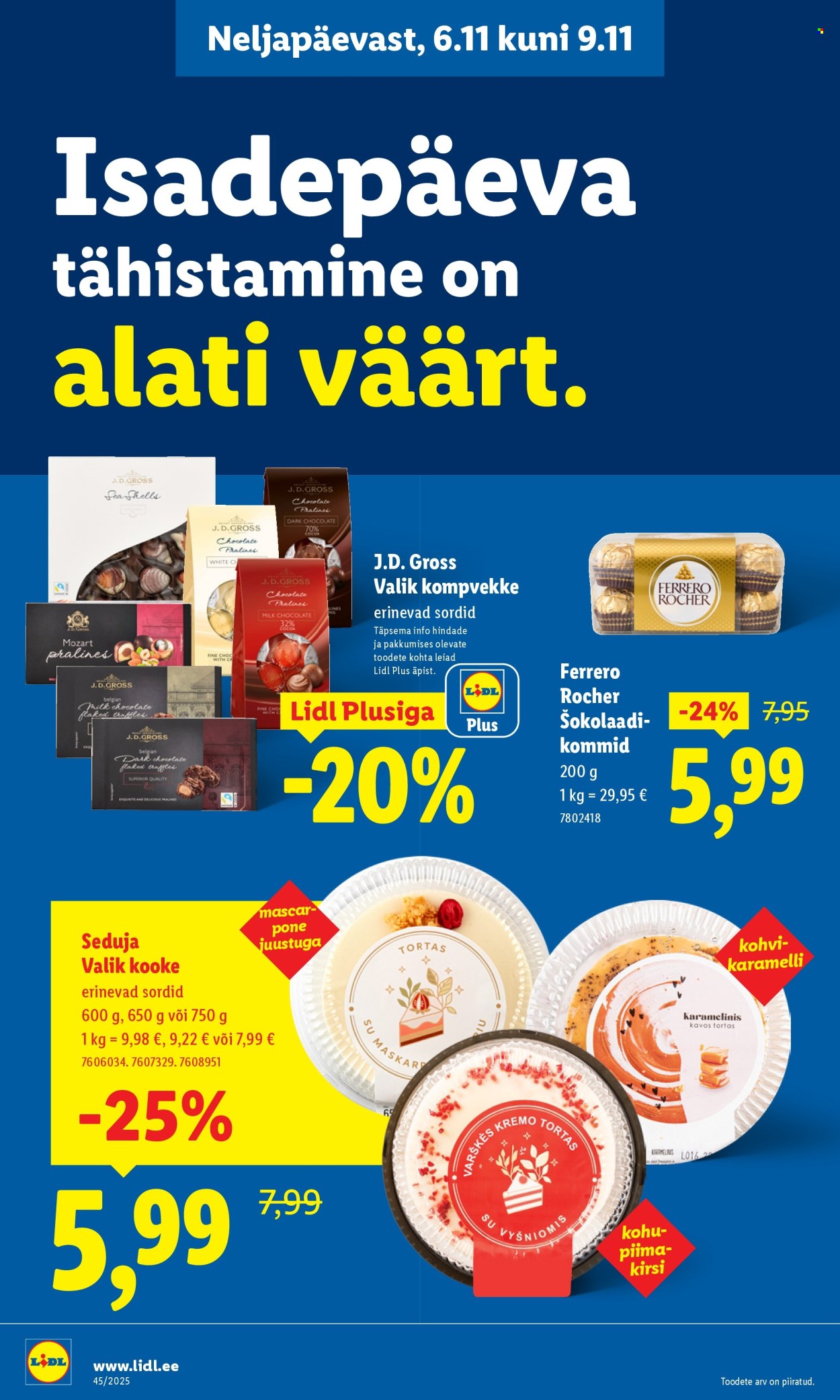 Lidl kliendileht - Kliendileht (3.11 - 9.11.2025)
