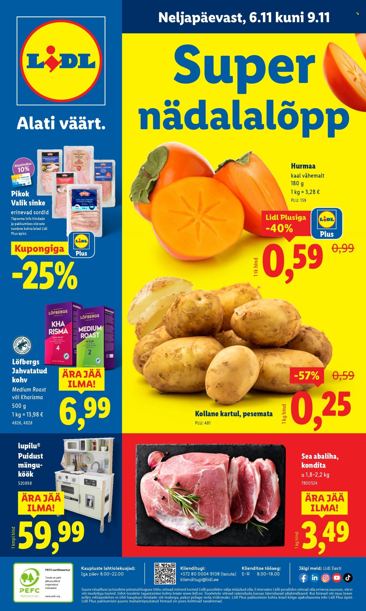 Lidl kliendileht - Kliendileht (3.11 - 9.11.2025)