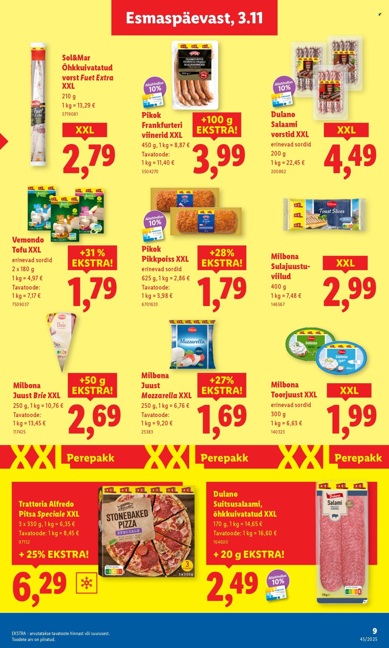 Lidl kliendileht - Kliendileht (3.11 - 9.11.2025)
