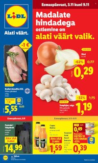 Lidl kliendileht - Kliendileht (3.11 - 9.11.2025)