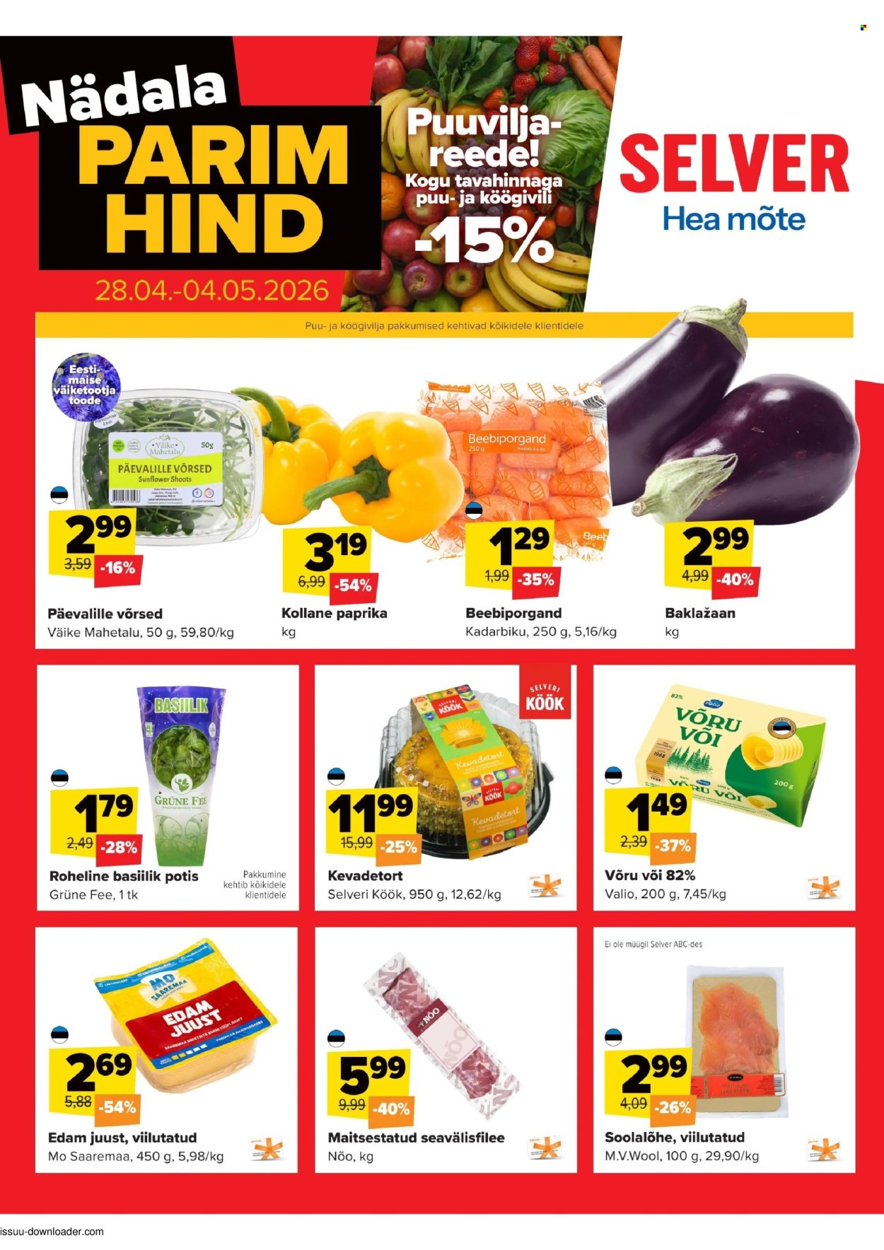 Selver kliendileht - Nädala parim hind (28.04 - 4.05.2026)