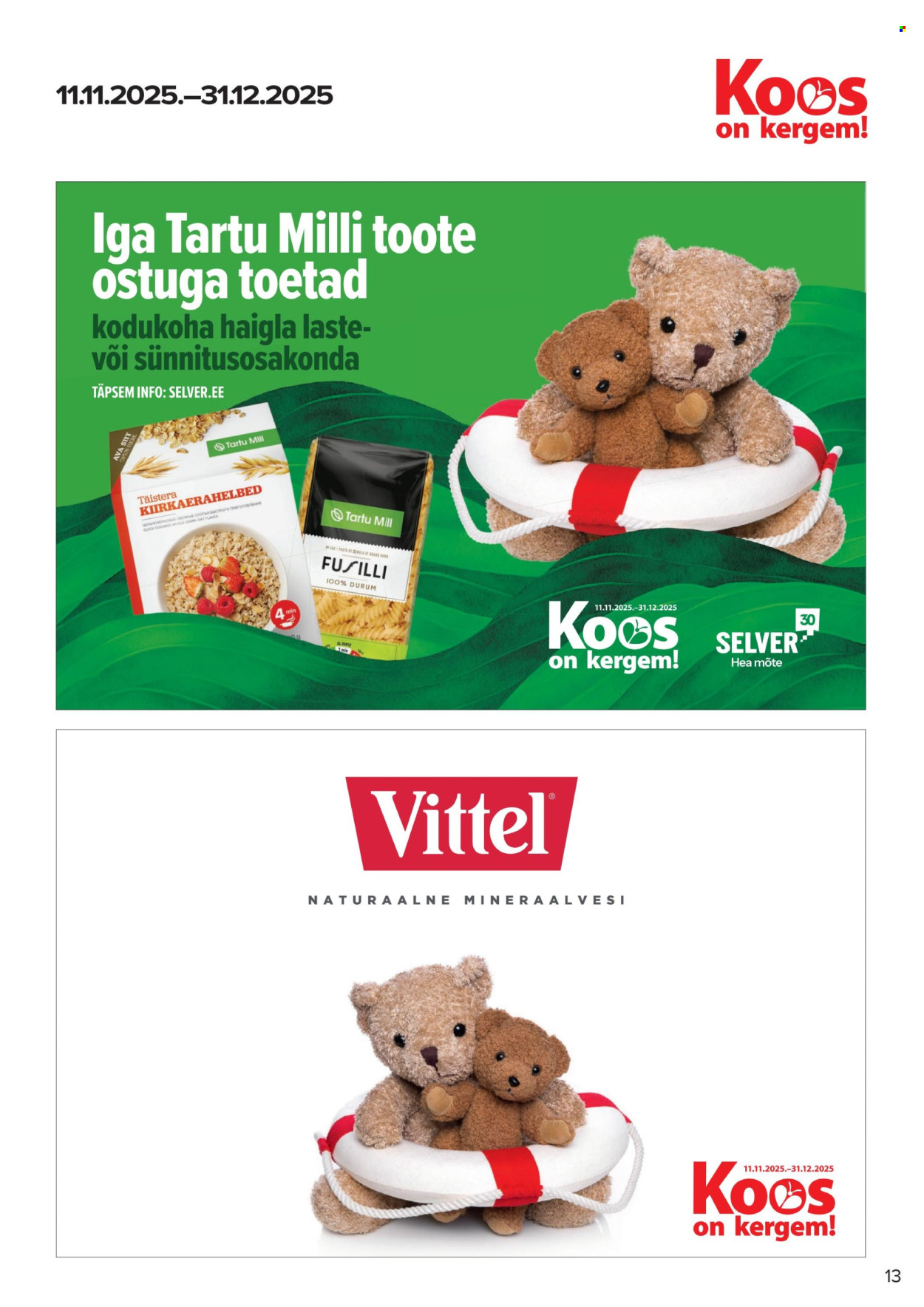 Selver kliendileht - Hea Mõte (11.11 - 1.12.2025)