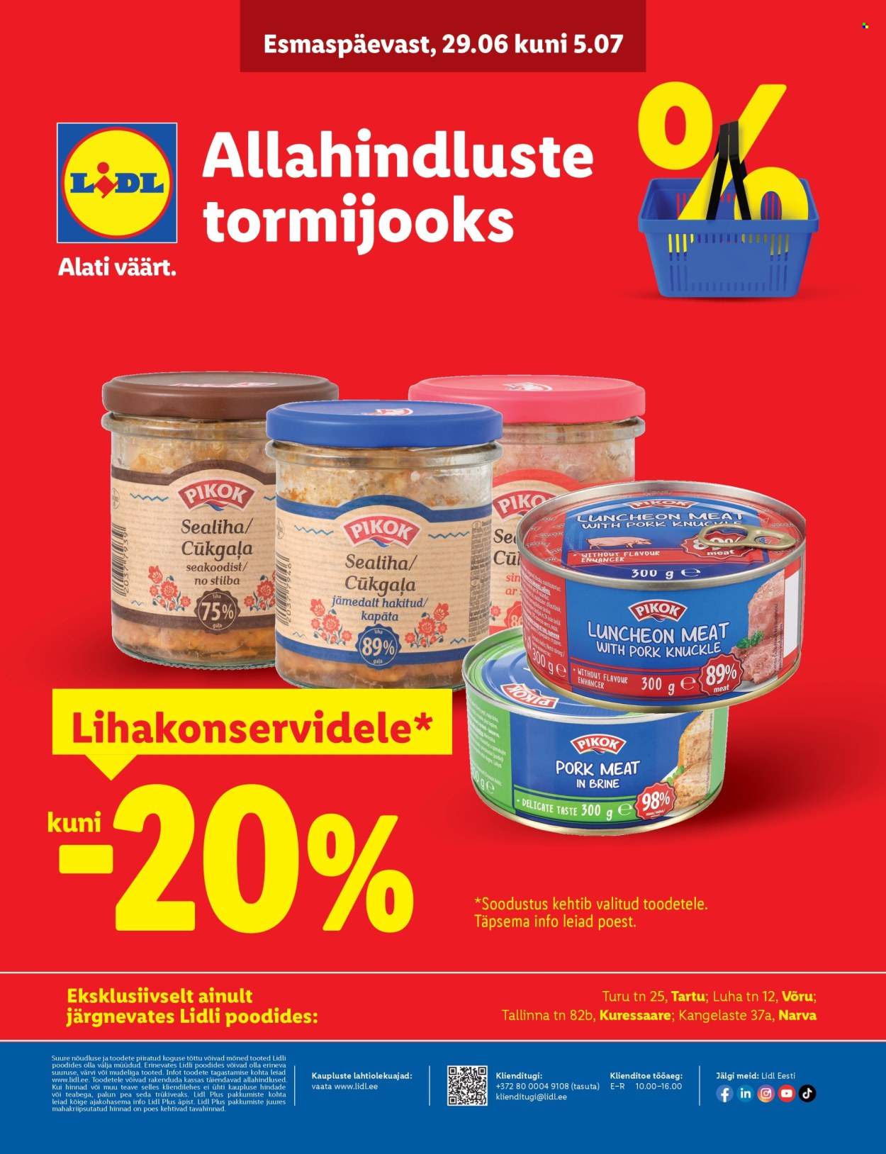 Lidl kliendileht (29.06 - 5.07.2026)